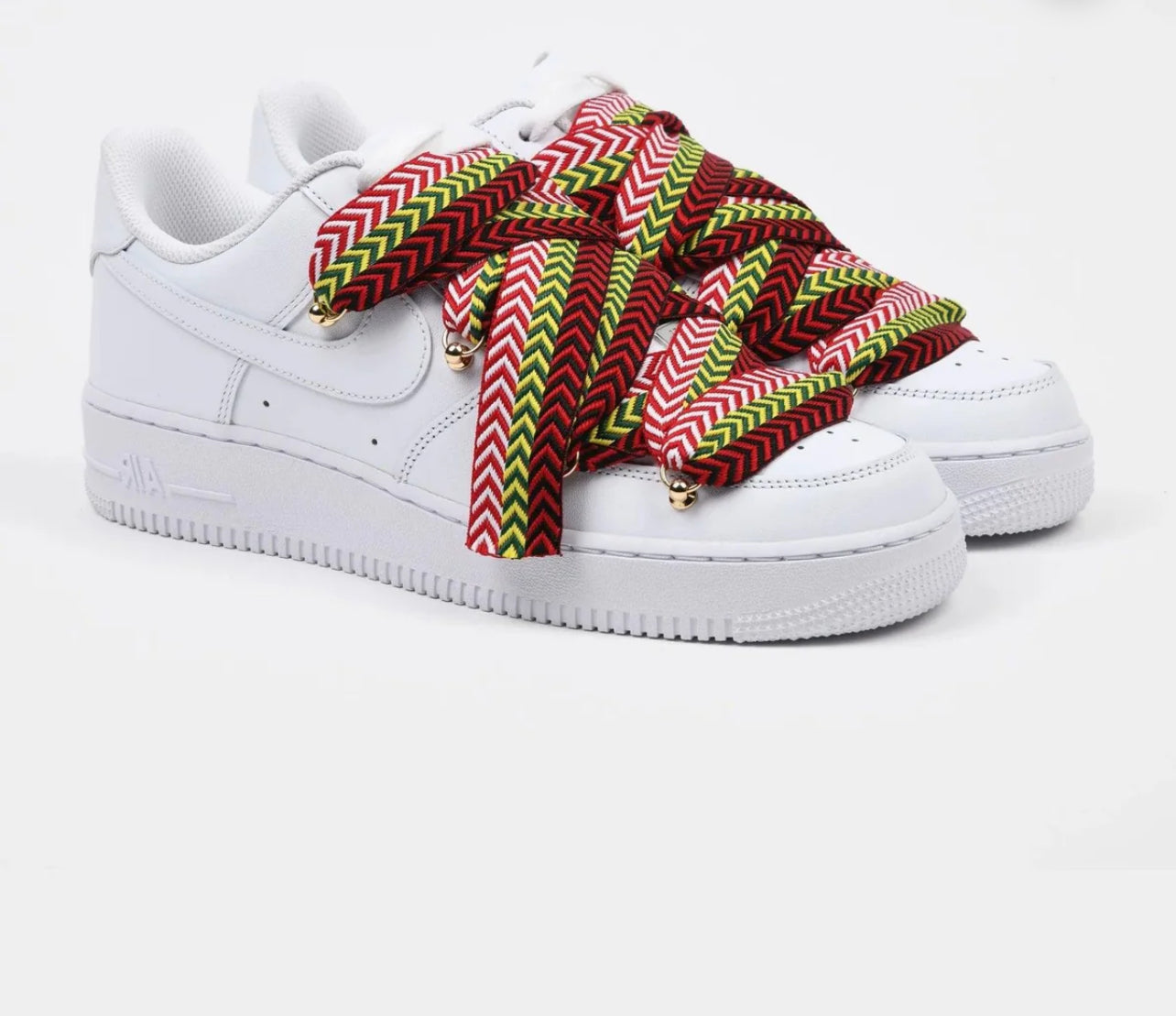 Air force 1 white Rope Lanvin red green - Snea.kersale