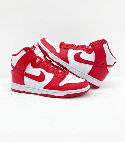 Nike Dunk High Championship white red gs