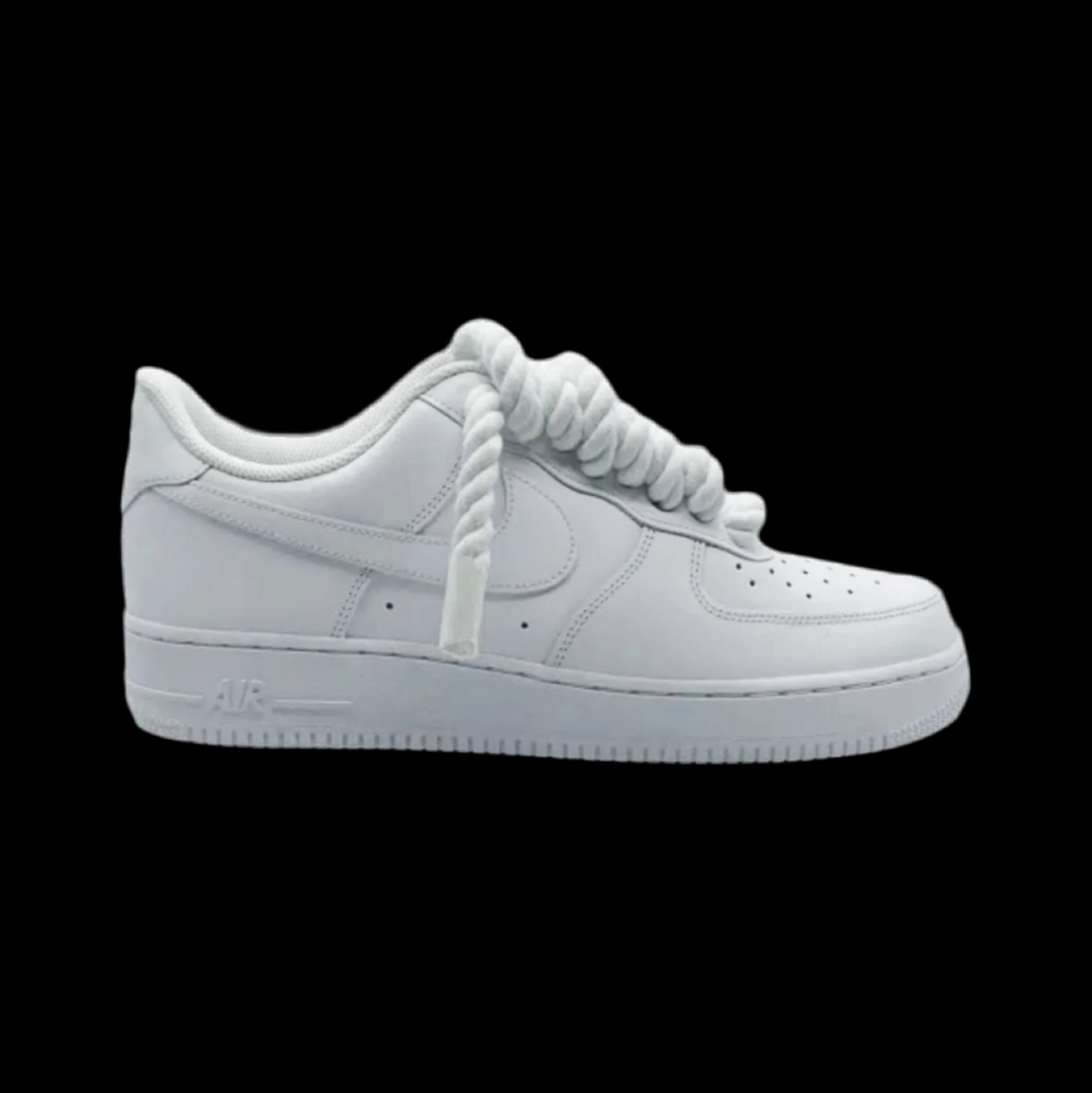 Air Force 1 white Rope Laces WHITE