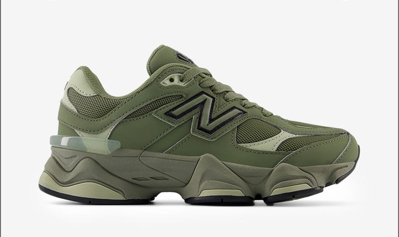 New Balance 9060 Dark Olivine GS GC9060GD - Snea.kersale