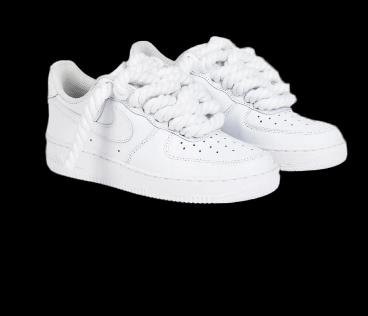 Air Force 1 white Rope laces white - Snea.kersale