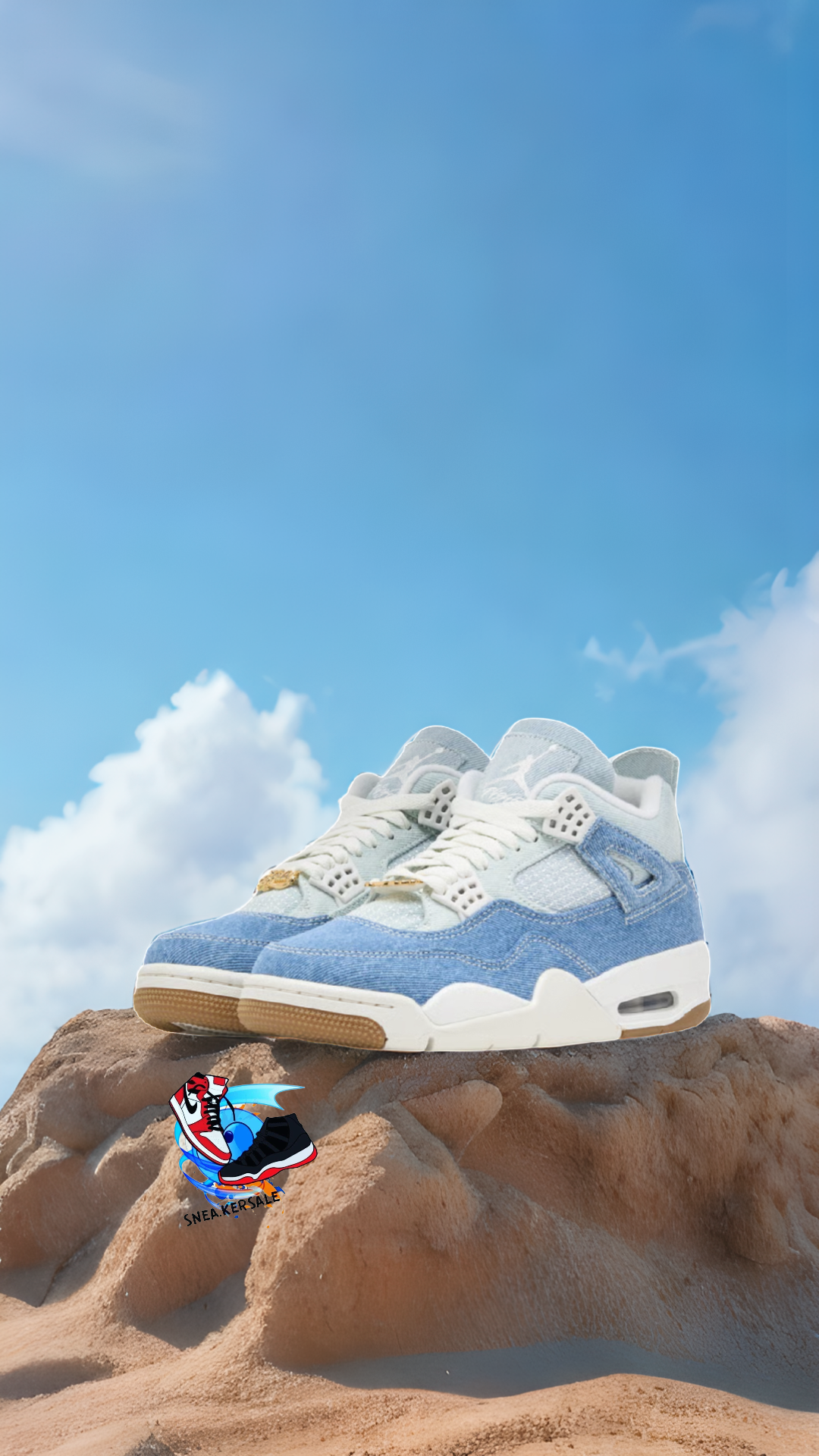 Jordan 4 Denim “Worn Blue” - Snea.kersale