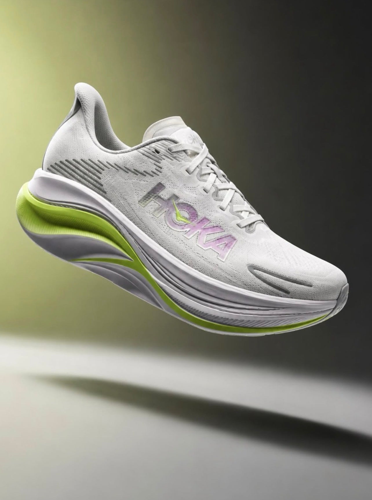 Hoka Skyward X2 White/Neon W