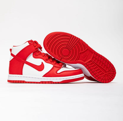 Nike Dunk High Championship white red gs