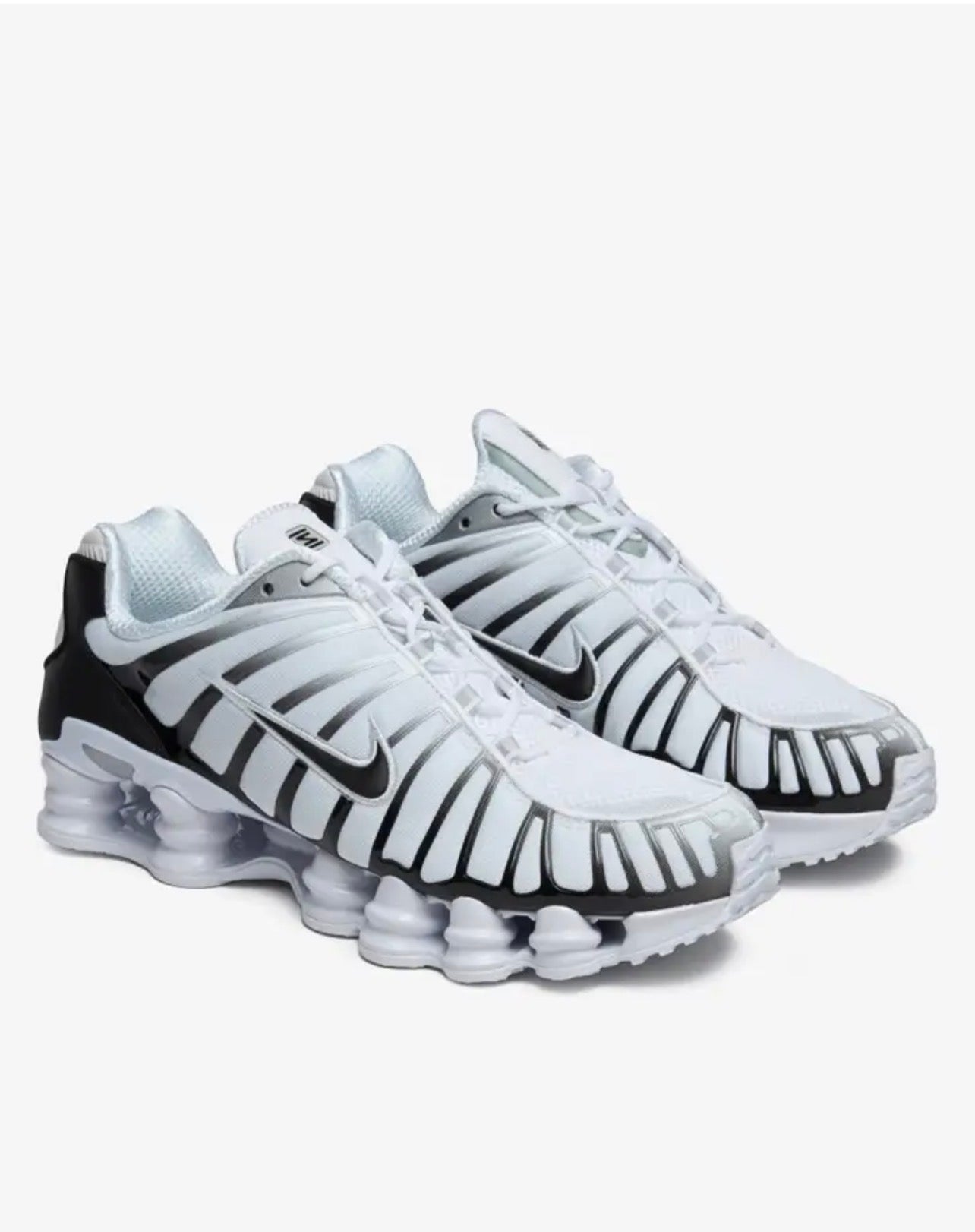 Nike Shox TL White/Black Metallic Silver
