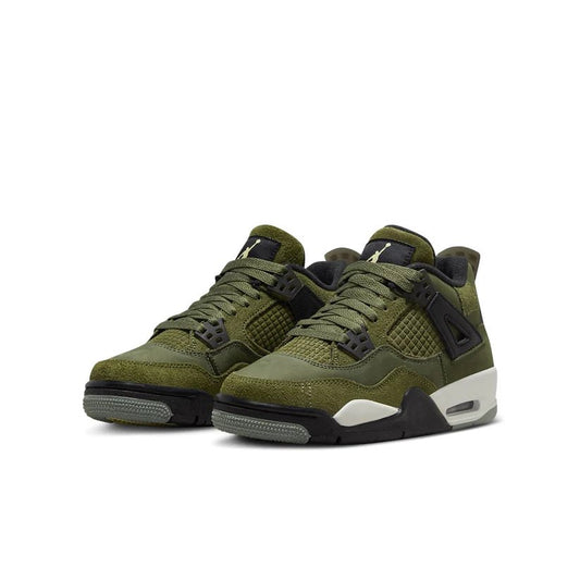 Jordan 4 Retro SE Craft Medium Olive (GS) - Snea.kersale