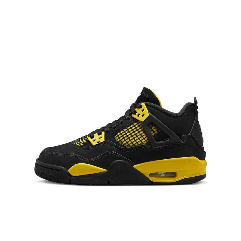 Jordan 4 Retro Thunder yellow GS - Snea.kersale